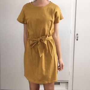 Mustard yellow dress